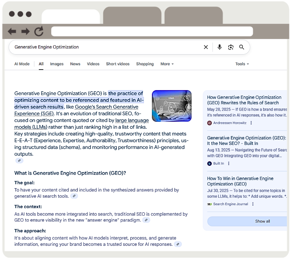 Generative Engine Optimization services